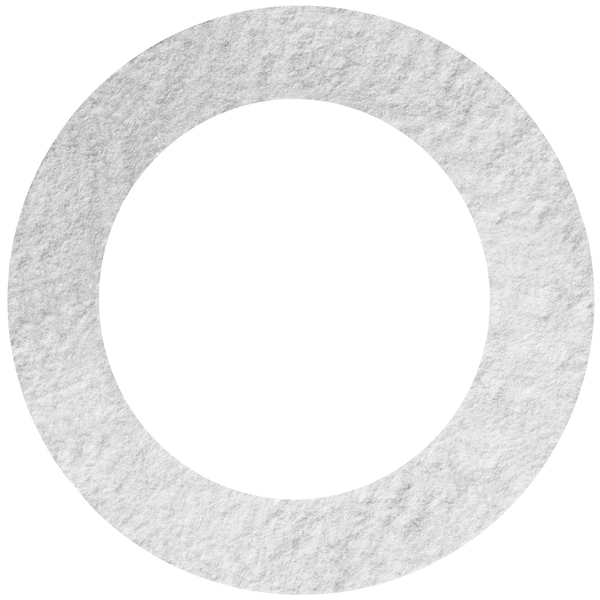 Ring F1 Felt Flange Gasket for 6" Pipe - 1/8" Thick - Class 150